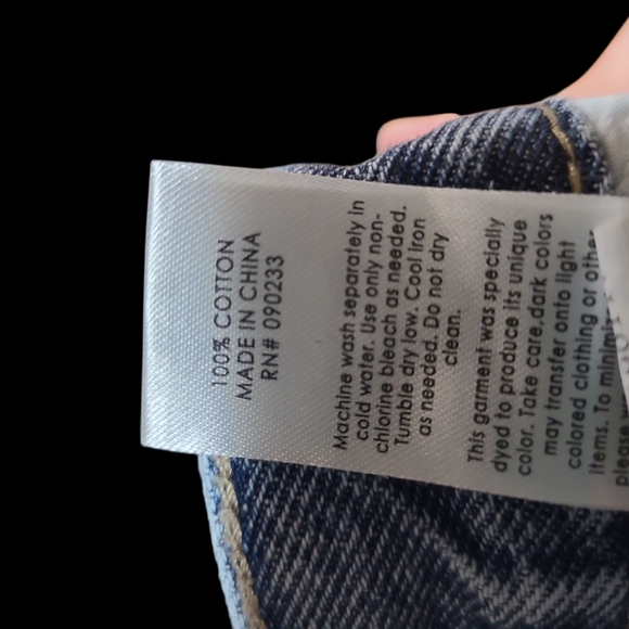 Pacsun High Rise Straight Button Fly Jean Size 27 100% Cotton - Picture 3 of 5